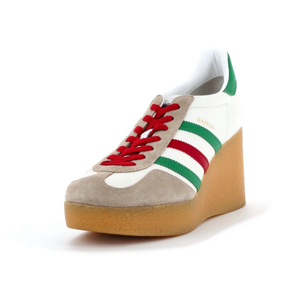 Authentic Gucci Adidas Wedge Sneaker Sz 40